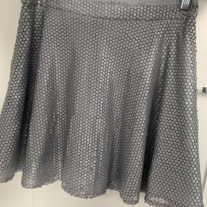 A line sequin skirt